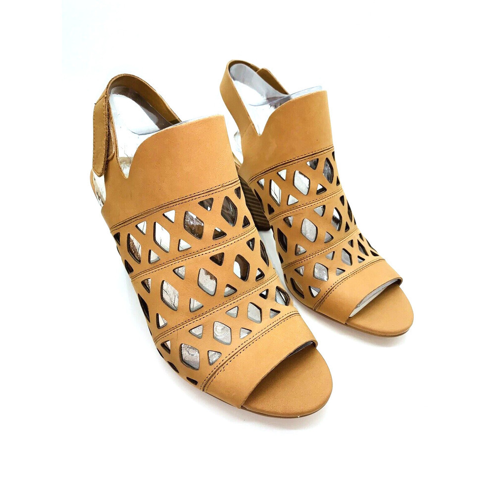 Vince Camuto Tan Cutout Sandals